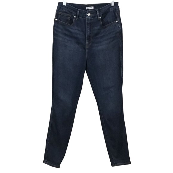 Good American Good Curve Straight Lifting Contouring High Waist Classic Jeans 14 - Picture 1 of 10